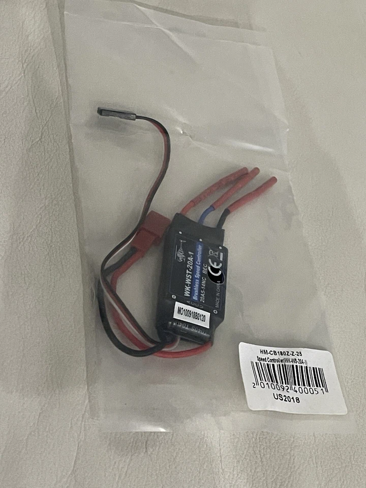 HM-CB180Z-Z-25 Speed Controllor WK-WS-20A-1). Brand New- Black Color - Image 1 of 4