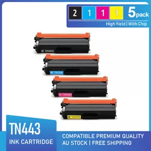 5 Pack Toner fit for Brother TN443 MFC-L8690CDW/L8900CDW HL-L8260CDW/L8360CDW - Picture 1 of 1