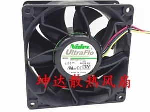 NIDEC V92E12BUA7-57 9238 12V 3.24A 9cm 4-Wire Cooling Fan - Picture 1 of 2