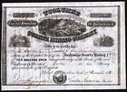 1853 ruée vers l'or Californie - mines de quartz Tuolumne - EX certificat d'actions rares