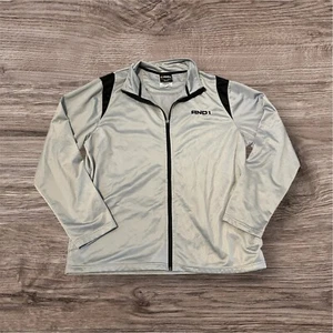 Vintage AND 1 Full Zip Grey Jacket Mens Size XL - Picture 1 of 7