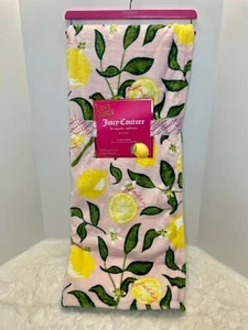 Juicy Couture Pink Lemon Blanket 50x70 Plush Throw Spring 2024 NEW w/ Tags! - Picture 1 of 2