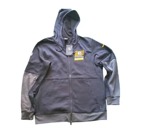 Nike Therma Pittsburgh Steelers On Field Apparel Hoodie Sweater Size L Brand New - Picture 1 of 11