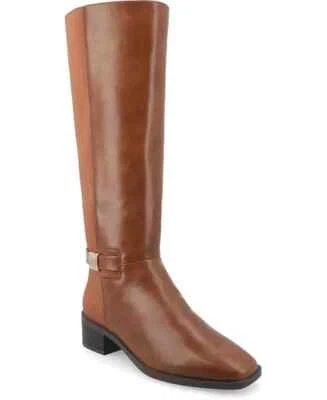 Botas de montar para mujer Journee Collection Londyn hasta la rodilla talla 7 Foto 1 de 4