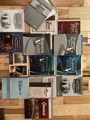 Abeka English 11 And Literature Grammar Composition Spelling,Life Management Etc - Image 1 of 4