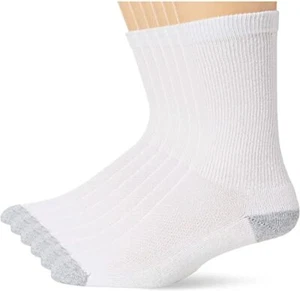 Crew-Herrensocken Sport Baumwolle Laufen weiß grau alle Jahreszeiten Großhandel Posten  - Bild 1 von 4