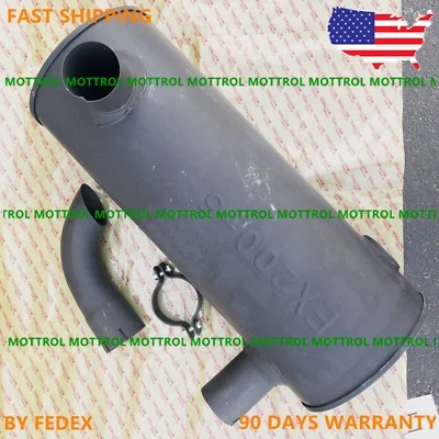 SILENCIADOR ZAX200 ZAXIS200 ZX200 ZAX210 COMO SE ADAPTA A EXCAVADORA HITACHI 6BG1 4416602 Foto 1 de 4