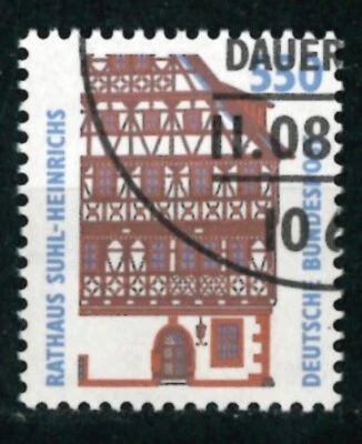 GERMANY BUNDESPOST 1994 The City Hall of Suhl-Heinrich- USED/CTO - Image 1 of 2