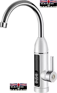 Elektrischer Durchlauferhitzer Wasserhahn Küche Tanklos mit LED Temp Display (D804) - Bild 1 von 9