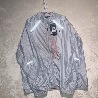 Under Armour Impasse 2.0 Mens Running Jacket - Grey XL - Image 1 of 4