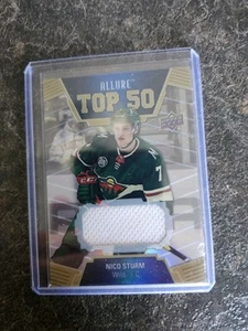 2019-20 Allure Top 50 Jersey Nico Sturm Card# T50-43 - Picture 1 of 2