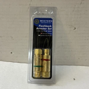 NEU Western Enterprises Flashback Arrestor Set FA-10 Torch Style - Bild 1 von 2