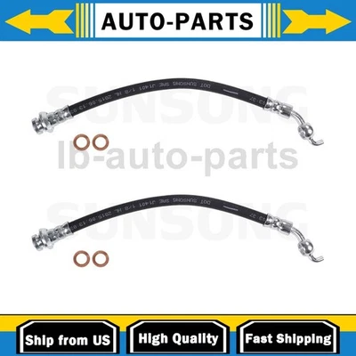 Para Nissan Máxima 2016-2017 Nissan Altima 2013-2017 2x Manguera de freno Trasera Foto 1 de 4