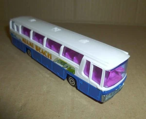 Majorette 1:87 373 Neoplan Bus blu/bianco Miami Beach - ottimo - da vedere - Foto 1 di 3