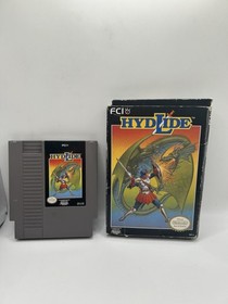 Hydlide Nintendo NES - Box and Game Only - Tested