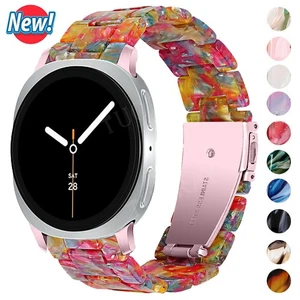 Resin Armband für Samsung Galaxy Watch 8 40mm 44mm / 8 Classic 46mm 2025 Ersatz - Picture 1 of 374