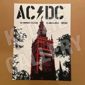 AC/DC 2024 6/1 Estadio La Cartuja Seville Spain Christopher Everhart Poster - Picture 1 of 6