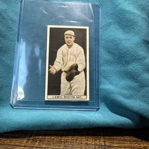 Lewis Boston (National League) Card 1912 Tobacco Card Reprint Red Back - Picture 1 of 9