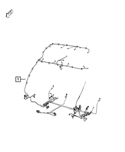 Genuine Mopar Body Wiring 68213014AC - Picture 1 of 1
