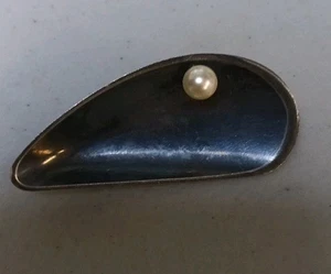 VINTAGE STERLING SILVER MEXICAN DELFINO BROOCH PIN CJC J-13 (13) - Picture 1 of 3