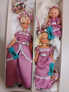 Hochzeit Fantasy Barbies 3 Puppen neu gekleidet Miscon's Fantasy Fashions 1990er schön - Bild 1 von 8