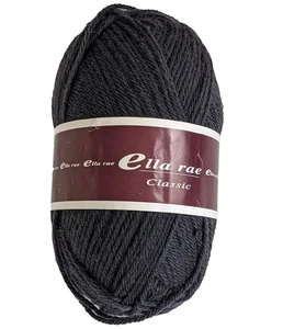 Madeja de hilo Ella Rae 100 % lana 100 g gris carbón 34 Rumania nuevo lote 1873 - Imagen 1 de 4