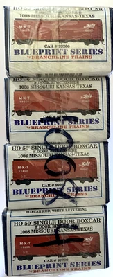 Blanchline Blueprint series ho 4pack kit 1008 boxcarMissouri,Kansas,Texas sealed - Image 1 of 4