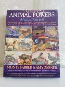Animal Power Meditation Kit Spiritual Guidebook New - Picture 1 of 13