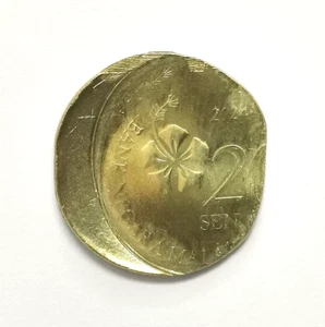 Mazuma *MC2115 Malaysia 2024 20 Sen Multiple Error Coin BU - Picture 1 of 3