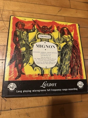 3 LP OPERA SET-MIGNON-THOMAS-MICHEAU/SEBASTIAN c EARLY RARE 1953-A CLASSIC NF - Image 1 of 4