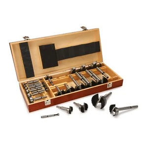 WOODRIVER High-Carbon Steel Forstner 24-Piece Bit Set - Picture 1 of 6