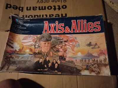 Vintage AXIS and ALLIES 1987 WWII Board Game MB Gamemaster Series Complete - Image 1 of 4