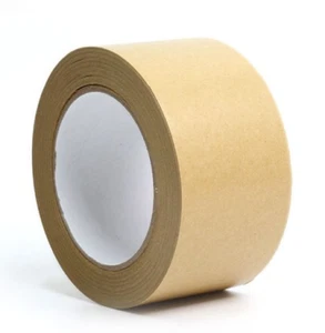 Cinta de papel Kraft marrón de 2" (50 mm x 50 m) - Cinta de embalaje ecológica y reciclable - Imagen 1 de 5