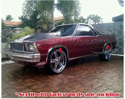 for:1978-1987 Chevy El Camino/Caballero No Molding Fender Wheel Trim Molding 2" - Image 1 of 4