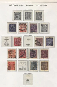 Alemania Reich J17 Selección de 13v usado 1920/21 - Imagen 1 de 1