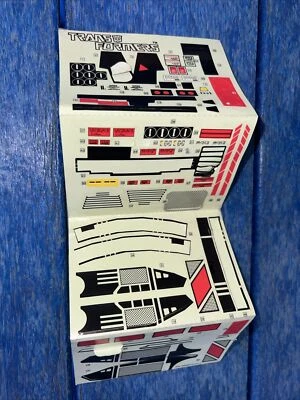ORIGINAL VINTAGE TRANSFORMERS G1 JETFIRE UNUSED DECAL STICKER SHEET 🔥 - Image 1 of 4