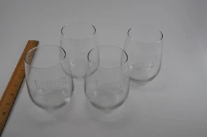 EMU Eastern Michigan Soccer Wine Glasses Set of Four College - Picture 1 of 5