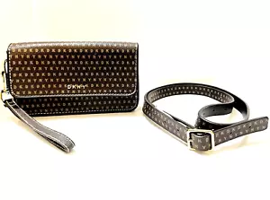 DKNY Fanny Pack Belt Sling Bag Brown Logo Waist Bag Size L/XL New With Tag - Picture 1 of 8