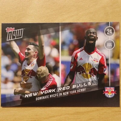 2016 Topps Now Card MLS #9: New York Red Bulls Team Card - Image 1 of 2