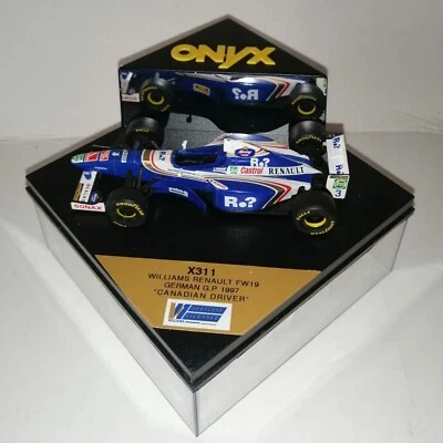 WIILIAMS RENAULT FW19 GERMAN GP.1997 CANADIAN DRIVER  ONYX SCALA 1/43 REF.X311 - Immagine 1 di 4