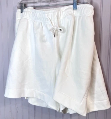 Pantalones Cortos Universal Thread Mujer 3X Gruesos Blanco Tejido Cordón Bolsillos Sudor NUEVO Foto 1 de 4