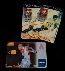 Tarjetas telefónicas Telstra & Onetel Olympic coleccionables Australia/Internacionales de la década de 1990 - Imagen 1 de 3