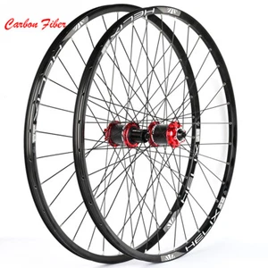 Carbon Fiber Hub Mountain Bike Wheelset 26/27.5/29inch 32H 8-12S Off-Road Wheels - Picture 1 of 44