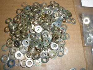 Pack of 250 No.8 Steel Flat Washers .190" x .375" - Picture 1 of 4