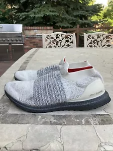 Adidas Ultra Boost Laceless Clear Brown Beige Off White Carbon CM8263 Mens Sz 11 - Picture 1 of 10