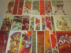 Big Signs by Fleer (RARE Complete 1968 NFL Set) 7.5 x 11.5 Not Punched - Picture 1 of 14