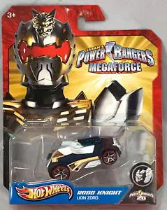 2012 Mattel Hot Wheels Character Car MegaForce Robo Knight Lion Zord - Picture 1 of 2