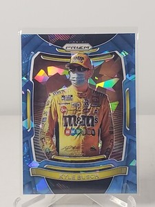 2021 Panini Prizm Racing Kyle Busch Blue Cracked Ice Prizm /25