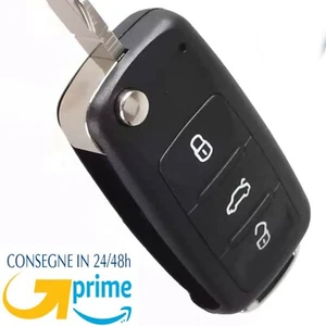 Guscio cover Telecomando 3 Tasti Compatibile per VW Golf 5 6 7 Passat B7 CC - Foto 1 di 6