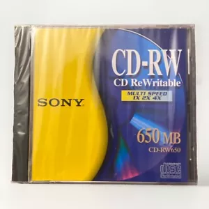 CD ReWritable, 650 MB, Multi Speed: 1X 2X 4X (CD-RW, Sony) - Picture 1 of 2